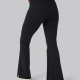 Leggings de mujer split hem flare leg