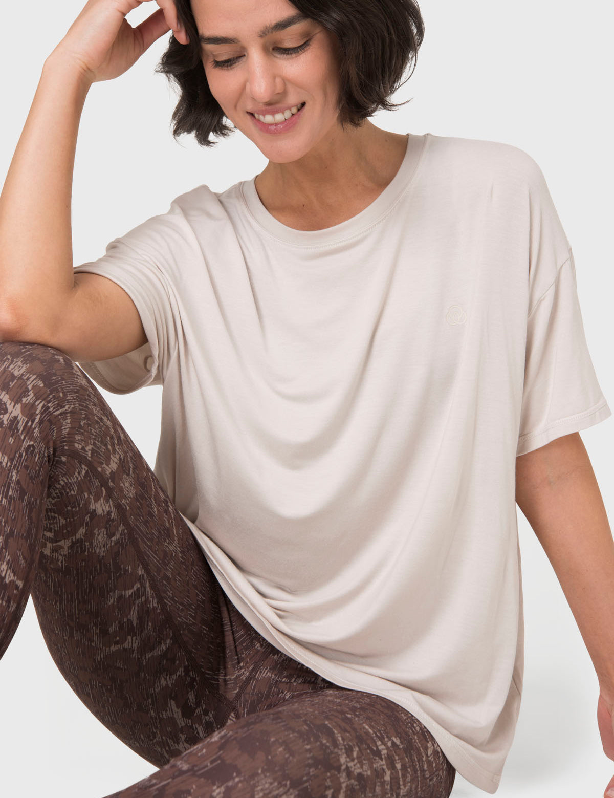 Camiseta Anto Aloe beige arena - vista 1