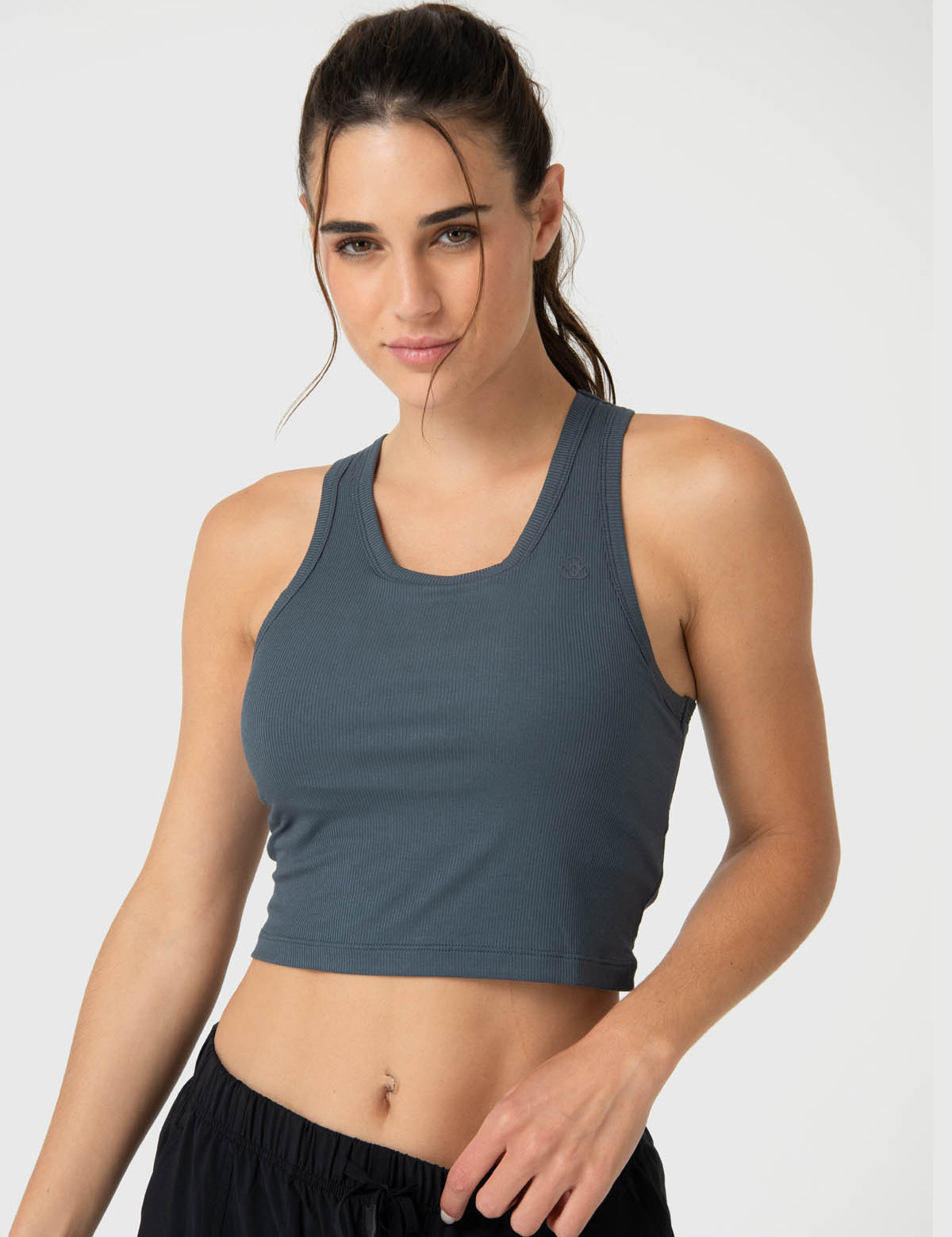 Camiseta Modal Rib Aloe