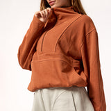 Sudadera Funnel Neck Half Zip