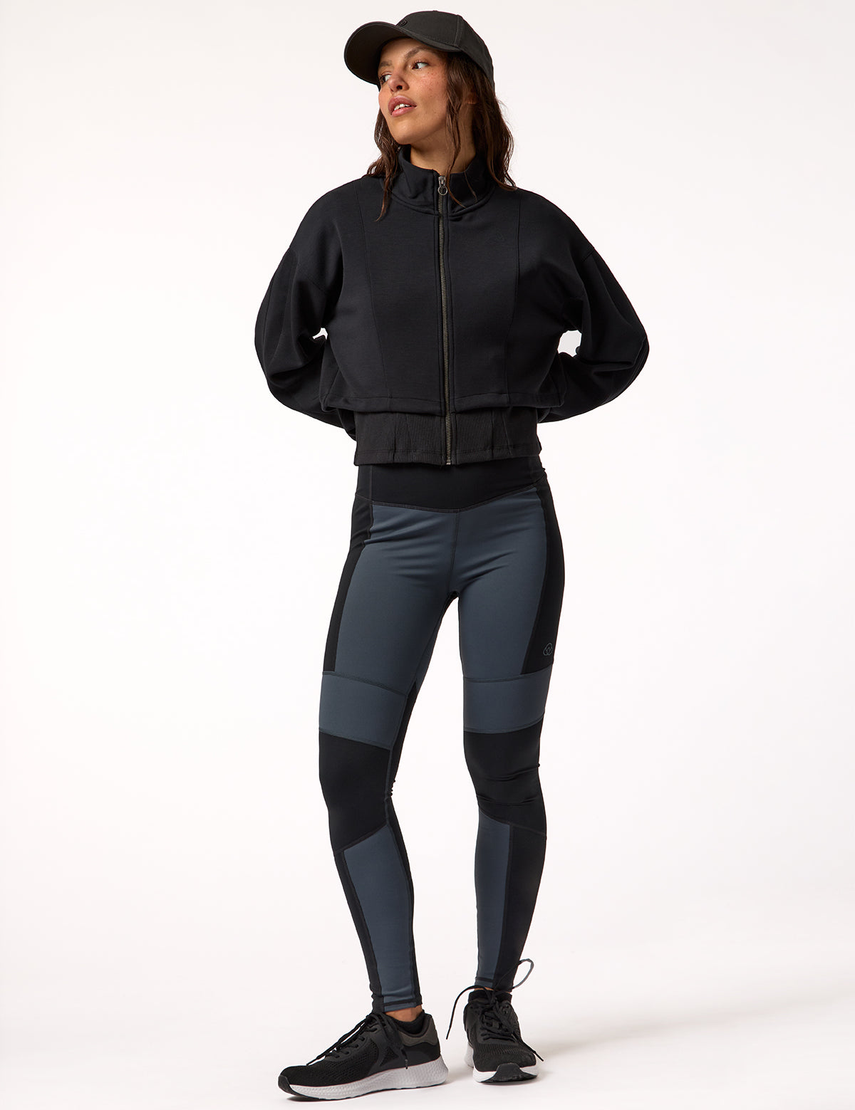 Sudadera Con Cremallera Crop Modal Vera Aloe