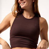Camiseta Sin Mangas Rib Modal Aloe
