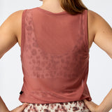 Camiseta Sin Mangas Tank Crop Mesh Rec