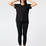 Camiseta Manga Corta V Neck Rec