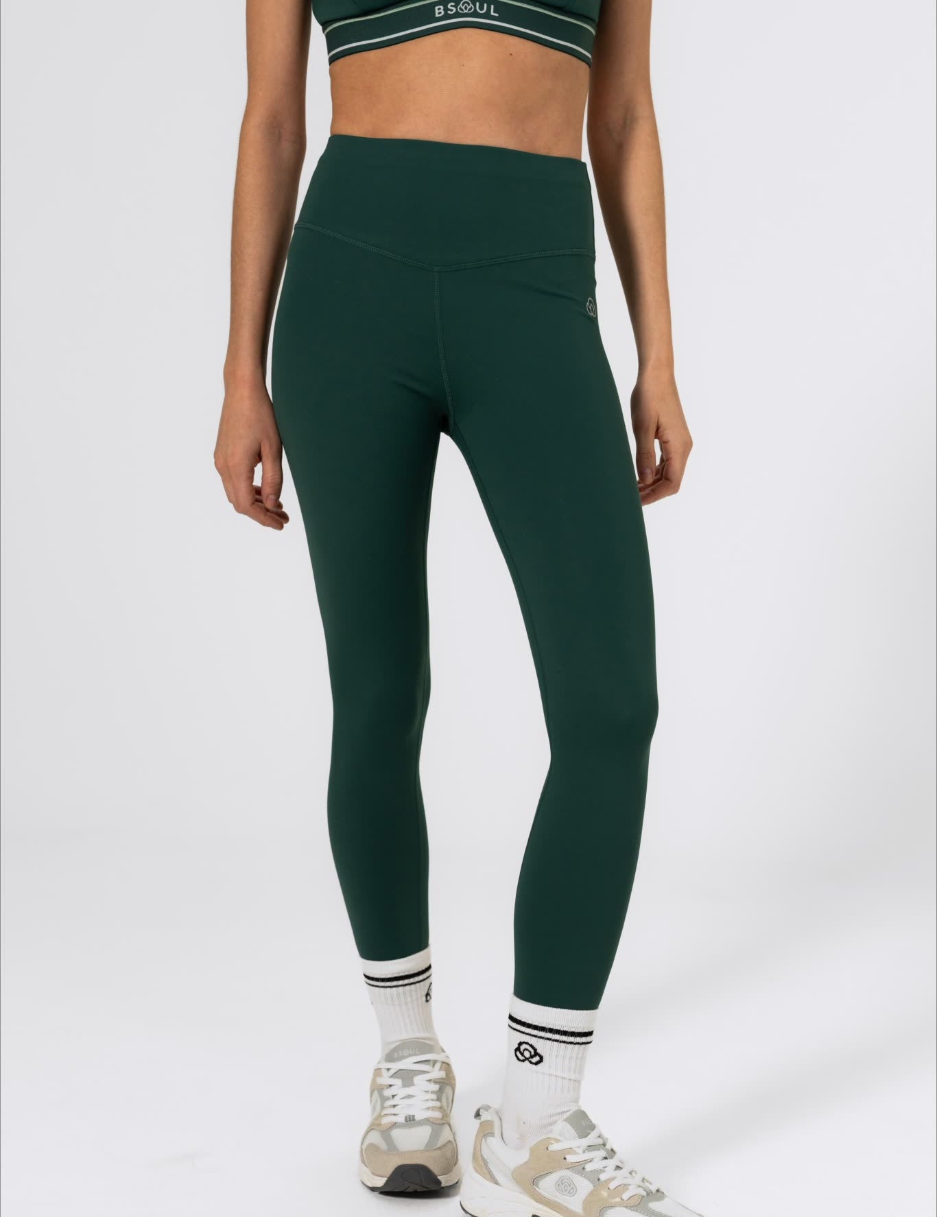 Leggings Emma Aloe – Verde oscuro
