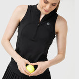 Camiseta Mujer Tank Half Zipper