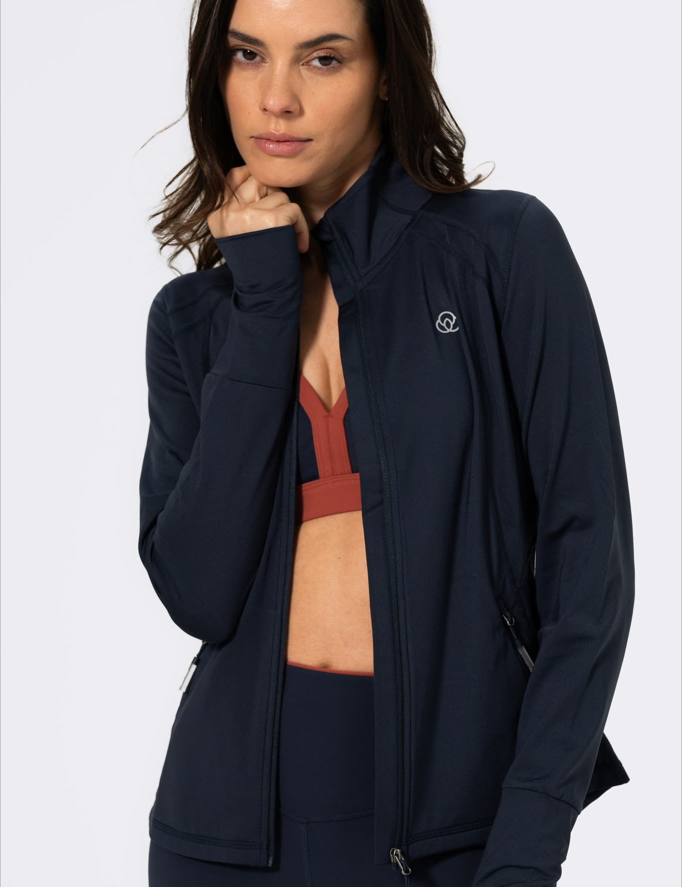 Chaqueta 2nd Layer Full Zip azul marino - vista 1