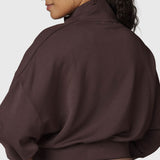 Sudadera con cremallera Modal Aloe