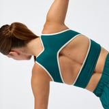 Sujetador Deportivo Form Open Back Aloe