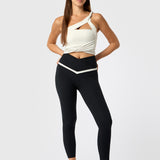 Sujetador Deportivo Crop 1 Shoulder Aloe