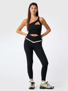 Sujetador Deportivo Crop 1 Shoulder Aloe