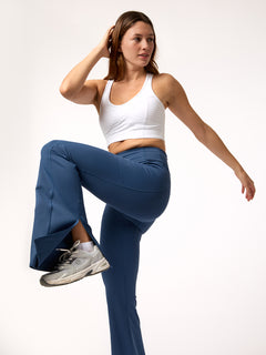 Leggings Open Hem Flare Aloe