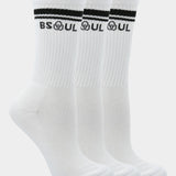 Calcetín de mujer 3 Pack Long Socks Blancos